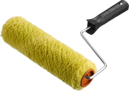 Валик малярный ЗУБР &quot;ОПТИМА -СИНТЕКС&quot;, все виды ЛКМ, для неровных поверхностей, полиэстр, ворс 18 мм, бюгель 6 мм, 40х240мм 03515-24 купить в Нефтеюганске