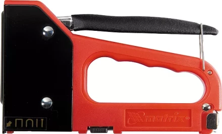 Степлер мебельный 4-функциональный пластиковый тип скобы:53 28 300 500 6-14 мм MATRIX MASTER 40905 купить в Нефтеюганске