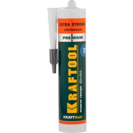Клей монтажный KRAFTOOL KraftNails Premium KN-901, сверхсильный универсальный, для наружных и внутренних работ, 310мл 41343_z01 купить в Нефтеюганске