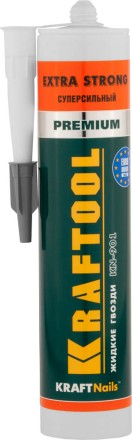 Клей монтажный KRAFTOOL KraftNails Premium KN-901, сверхсильный универсальный, для наружных и внутренних работ, 310мл 41343_z01 купить в Нефтеюганске