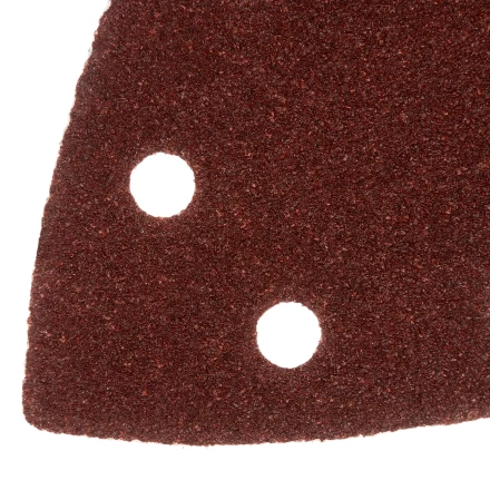 Треугольник абразивный на ворc. подложке под &quot;липучку&quot;, перф., P 60, 150х150х100 мм, 5 шт. Denzel 738587 купить в Нефтеюганске