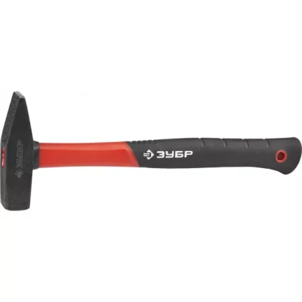 Молоток с фиберглассовой рукояткой, ЗУБР "МАСТЕР" 20020-06, кованый, 600 г 20020-06 купить в Нефтеюганске