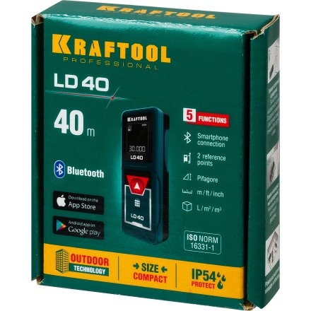 Дальномер лазерный LD-40, 40м 34763 купить в Нефтеюганске
