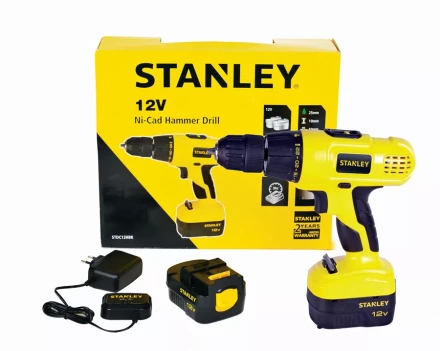 Дрель аккумуляторная Stanley STDC12HBK в кейсе купить в Нефтеюганске