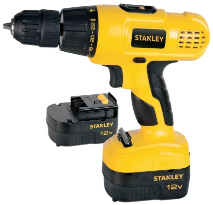 Дрель аккумуляторная Stanley STDC12HBK в кейсе купить в Нефтеюганске