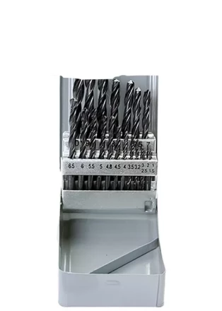 Набор сверл по металлу 1-10 мм (через 0,5 мм + 3,2 и 4,8 мм) HSS 21шт металлический бокс цилиндрический хвостовик SPARTA 723755 купить в Нефтеюганске