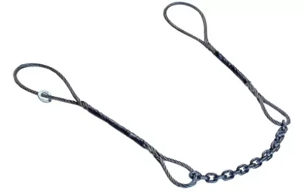 Строп комбинированный 1.25 т L=3.5 м L цепи=1.2 м заплет купить в Нефтеюганске