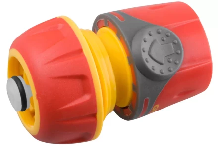 Соединитель GRINDA &quot;Premium&quot; с автостопом, пластмассовый с TPR, 3/4&quot; 8-426430 купить в Нефтеюганске