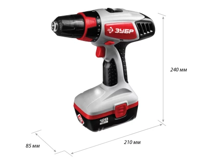 Дрель-шуруповерт 2 АКБ ЗДА-12-2 КИН серия МАСТЕР купить в Нефтеюганске