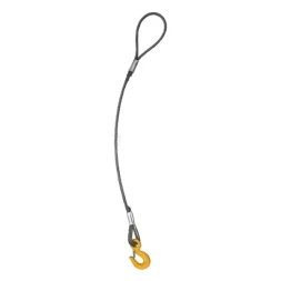 Строп канатный одноветвевой 1СК 2.5 т L=2 м с кч din 3.0 т канат din опрессовка