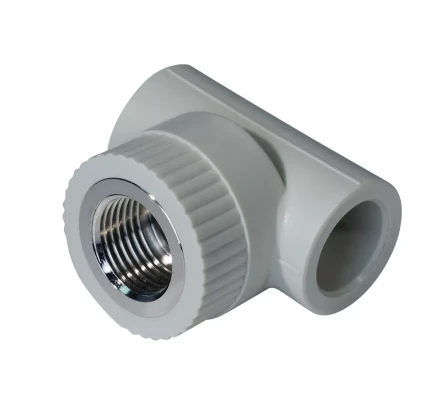 Тройник комб. PP-R ВР 25мм х 3/4 серый (25/75) 44251 купить в Нефтеюганске