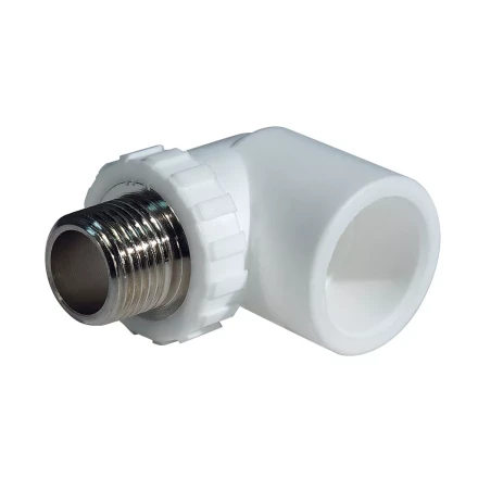 Уголок комб. PP-R НР 25мм х 1/2 белый (50/150) 45382 купить в Нефтеюганске