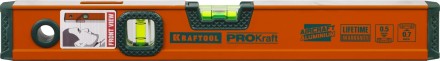 Уровень KRAFTOOL алюминиевый, 2 глазка, 40см 34721-040_z01 купить в Нефтеюганске