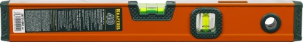Уровень KRAFTOOL алюминиевый, 2 глазка, 40см 34721-040_z01 купить в Нефтеюганске