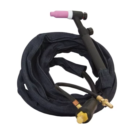 Горелка SRT-17V 4м 35мм2 комплект - цанга 1,6 2,0 2,4 сопло №4 5 6 FoxWeld купить в Нефтеюганске