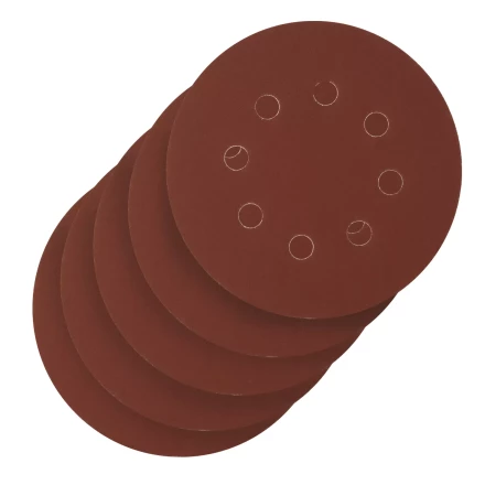 Круг абразивный на ворсовой подложке под &quot;липучку&quot;, перфорированный, P 600, 125 мм, 5 шт Сибртех 738167 купить в Нефтеюганске