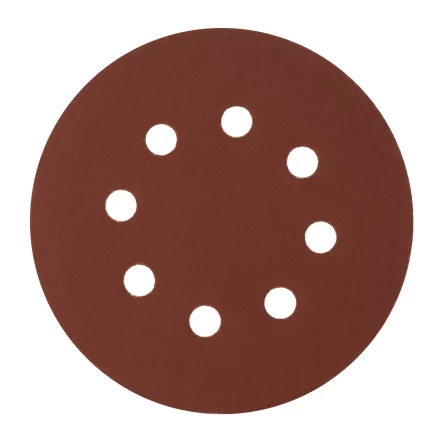 Круг абразивный на ворсовой подложке под &quot;липучку&quot;, перфорированный, P 600, 125 мм, 5 шт Сибртех 738167 купить в Нефтеюганске