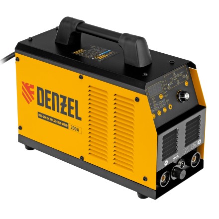 Аппарат инвертор. аргонодуговой сварки ITIG-200 DС Pulse Cold Weld, 200 А, ПВ 60%// Denzel 94329 купить в Нефтеюганске