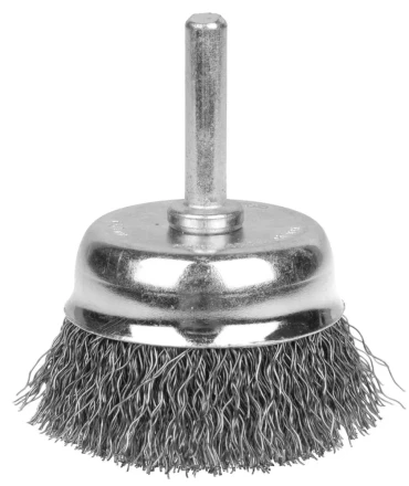 ЗУБР &quot;ЭКСПЕРТ&quot;. Щетка чашечная для дрели, витая стальная проволока 0,3мм, 63мм 35253-063_z01 купить в Нефтеюганске
