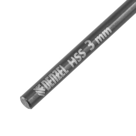 Сверло по металлу, 3 мм, HSS-Tin, Golden Tip, 10 шт. Denzel 717205 купить в Нефтеюганске