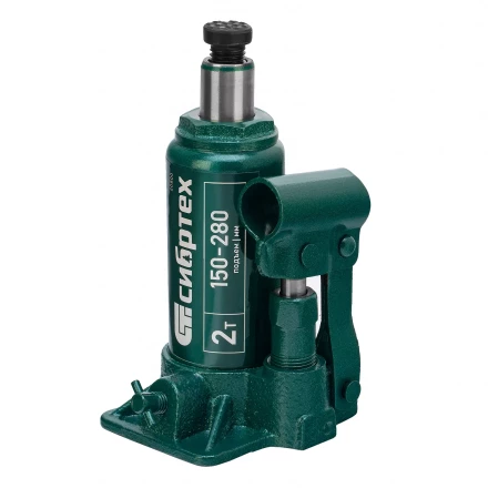 Домкрат гидравлический бутылочный Сибртех 50800, 2 т, 150-280 мм купить в Нефтеюганске