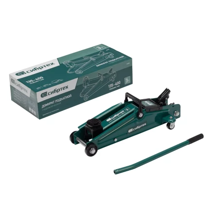 Домкрат гидравлический подкатной Сибртех 50838, 3 т, 135-400 мм купить в Нефтеюганске