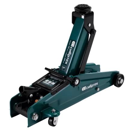 Домкрат гидравлический подкатной Сибртех 50838, 3 т, 135-400 мм купить в Нефтеюганске