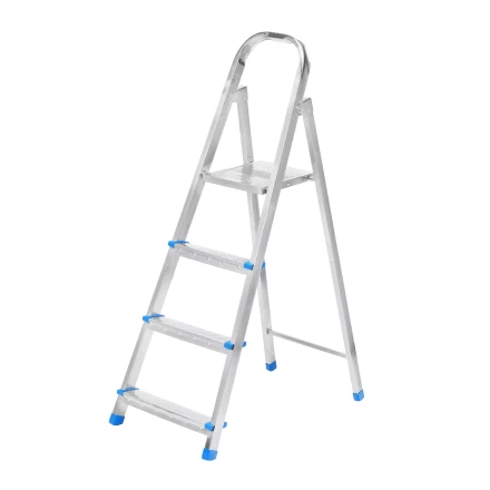 Стремянка Сибртех 97836, 4 ступени, стальная, оцинкованная купить в Нефтеюганске