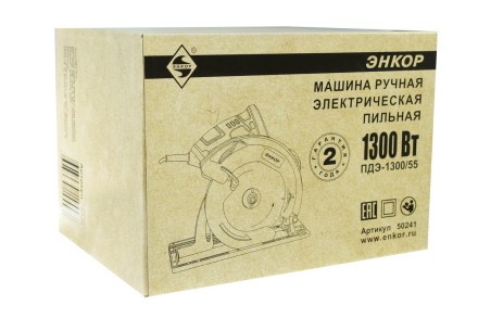 Пила дисковая ПДЭ-1300/55 Энкор 50241 купить в Нефтеюганске