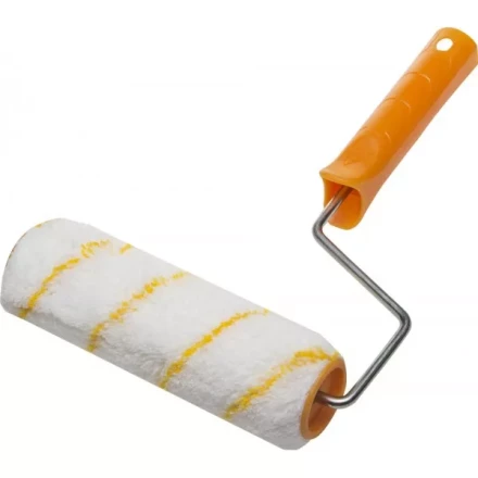 Валик GIRPAINT ПОЛИАКРИЛ малярный в сборе, ворс 10мм, бюгель 6мм, 30х150мм, STAYER Master 0315-15 купить в Нефтеюганске