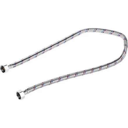 Подводка гибкая ЗУБР для воды, оплетка из нержавеющей стали, г/г 1/2&quot; - 0,8м 51005-G/G-080 купить в Нефтеюганске