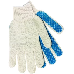 Перчатки х/б, ПВХ шахматный облив Россия 67713