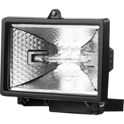 Прожектор STAYER "MASTER" MAXLight галогенный, с дугой крепления под установку, черный, 150Вт 57101-B