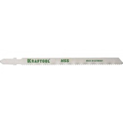 Полотна KRAFTOOL, T318B, для эл/лобзика, HSS, по металлу (2,5-6мм), EU-хвост., шаг 2мм, 110мм, 2шт 159552-2
