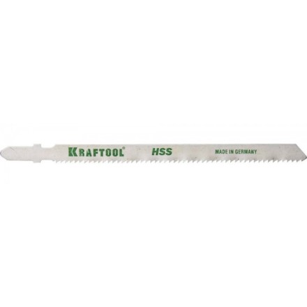 Полотна KRAFTOOL, T318B, для эл/лобзика, HSS, по металлу (2,5-6мм), EU-хвост., шаг 2мм, 110мм, 2шт 159552-2 купить в Нефтеюганске