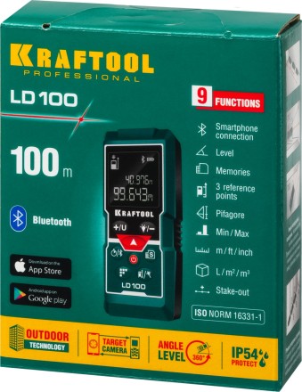 Дальномер лазерный LD-100, 100м 34765 купить в Нефтеюганске