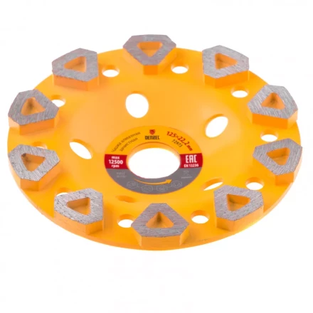 Чашка алмазная зачистная 125 мм Бриллиант Denzel 72973 купить в Нефтеюганске