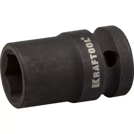 Торцовая головка KRAFTOOL &quot;INDUSTRIE QUALITAT&quot; ударная (1/2&quot;), FLANK, Cr-Mo, фосфатированная, 13 мм 27940-13_z01 купить в Нефтеюганске