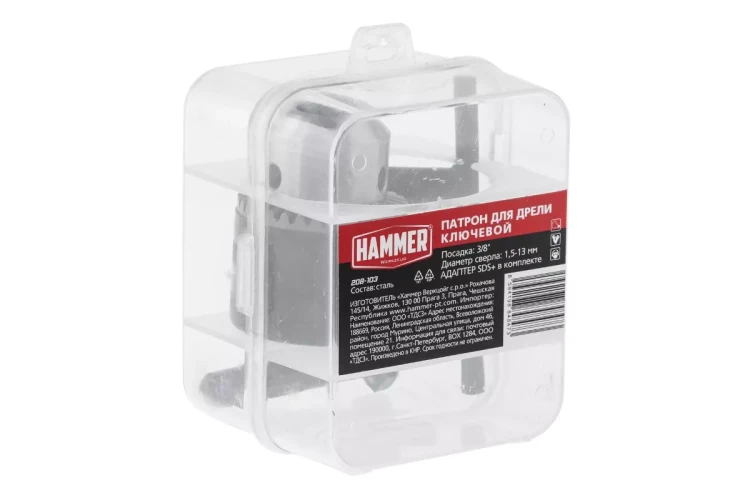 Патрон для дрели HAMMER Ф13мм 3/8" (208-103) купить в Нефтеюганске