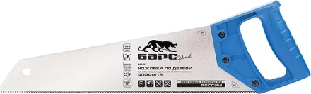 Ножовка по дереву,450 мм/18&quot;,7-8TPI,короткий зуб 2D,каленый зуб,пласт. цельнолит.рукоятка БАРС 24132 купить в Нефтеюганске