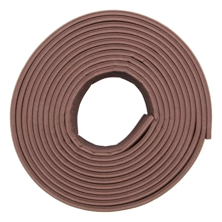 Уплотнитель резиновый, 24 м, профиль &quot;E&quot;, коричневый Сибртех 88906 купить в Нефтеюганске