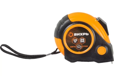 Рулетка Вихрь 10м х 25мм автостоп 73/11/1/6 купить в Нефтеюганске