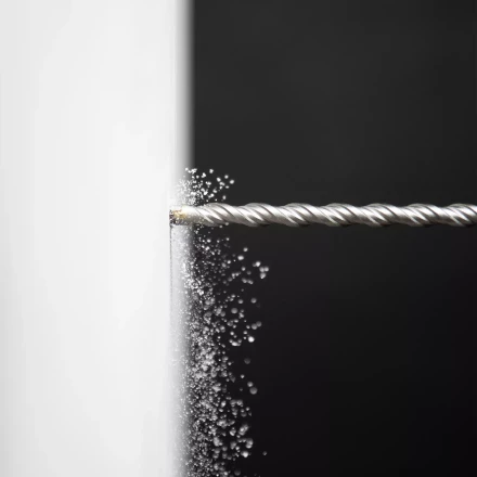 Бур по бетону Denzel ,6 x 260 мм, двойная спираль, три пылеотводящие кромки, 705008 купить в Нефтеюганске