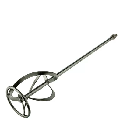 Насадка для миксера Сибртех 848947 , для тяжелых растворов, 120 х 590 мм, оцинкованная, хвостовик резьба М14 купить в Нефтеюганске