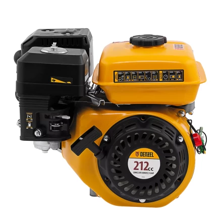 Двигатель бензиновый Denzel RX-17K, 7 л.с., 212 см3, горизонтальный вал шпонка 19 мм 95101 купить в Нефтеюганске