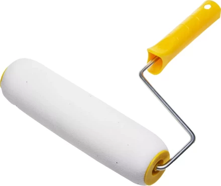 Валик &quot;СТРУКТУРНЫЙ ПОРОЛОН В ГОРОШЕК&quot; малярный в сборе, бюгель 6мм, 80x240мм, STAYER Profi 0367-24 купить в Нефтеюганске