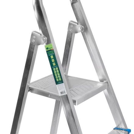 Стремянка Сибртех 97837, 5 ступеней, стальная, оцинкованная купить в Нефтеюганске