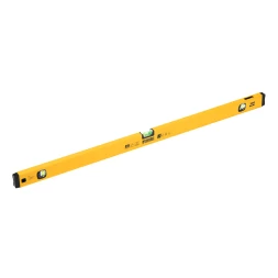 Уровень алюминиевый Denzel, магнит, фрезерованный, 3 глазка (1 зеркал.), 0,5 мм/м, 1000 мм, 33693