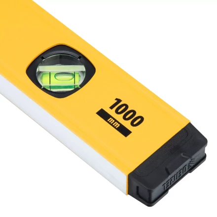 Уровень алюминиевый Denzel, магнит, фрезерованный, 3 глазка (1 зеркал.), 0,5 мм/м, 1000 мм, 33693 купить в Нефтеюганске