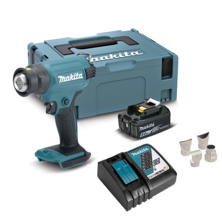 Аккумуляторный 18V тепловой пистолет (фен) Makita DHG180RT1J (1x АКБ 5Ач, ЗУ) купить в Нефтеюганске